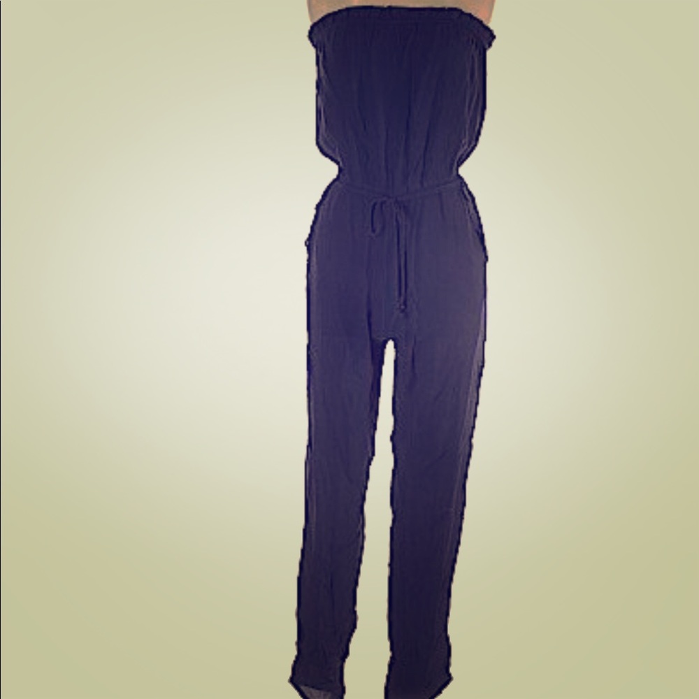 Blue jumpsuit! Fraiche by J